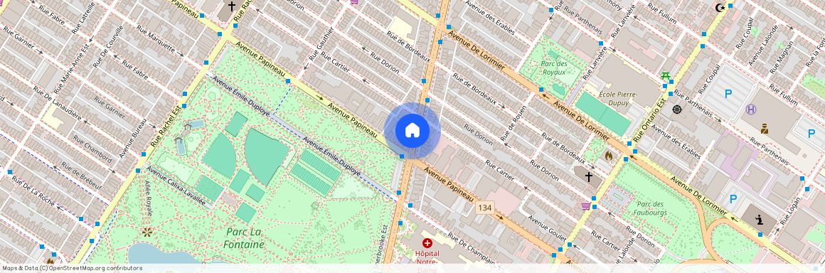 Rue Sherbrooke E, Plateau-Mont-Royal, Plateau-Mont-Royal, Ile de Montréal, H2K 1B4