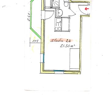 Location Appartement 1 pièce 21m² - Photo 2