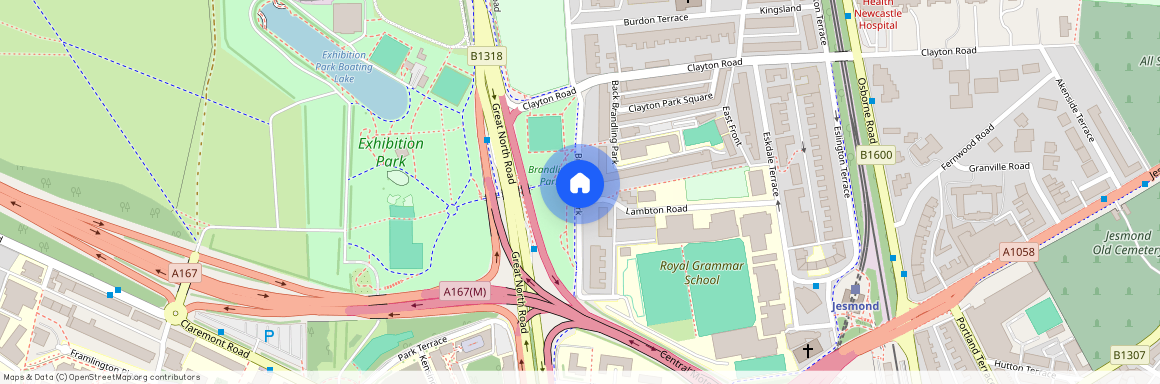 Brandling Park, Jesmond, Newcastle Upon Tyne