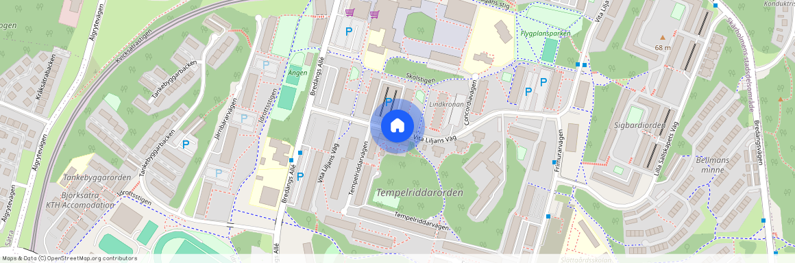 Vita Liljans Väg, Skärholmen