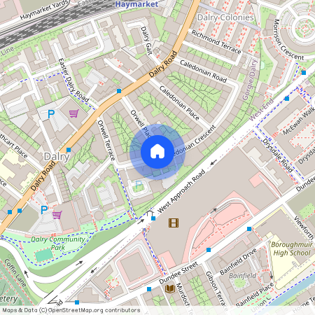 Caledonian Crescent, Edinburgh, Midlothian, EH11