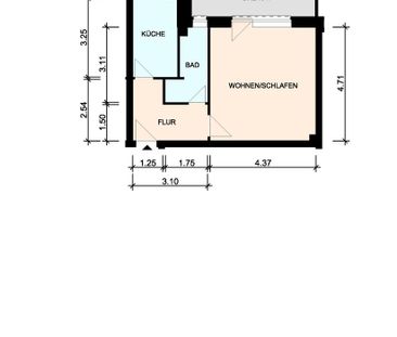 Schöne 1-Zimmerwohnung - Foto 1