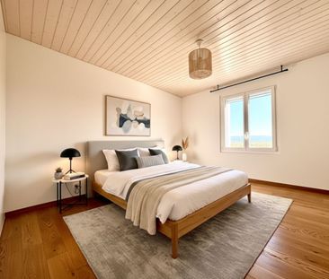 Renovated 3-bedroom detached villa with large garden in Bremblens-s... - Photo 3