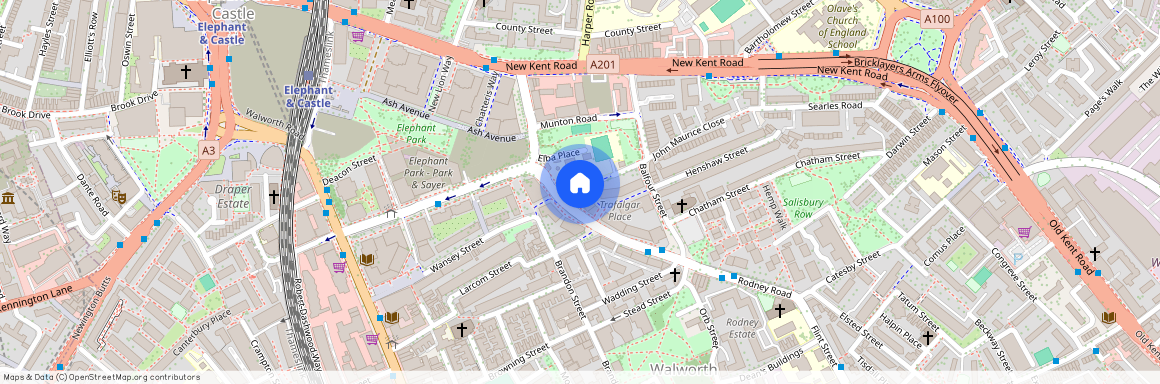 Rodney Road, Elephant and Castle, London, SE17