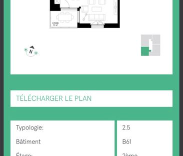 REPRISE DE BAIL - BEL APPARTEMENT 2,5 PIÈCES - Foto 1