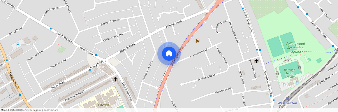 Chelsea Gardens, North Cheam, Surrey. SM3