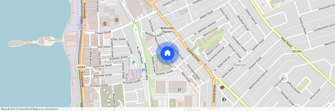 Kent Road, Blackpool, Lancashire