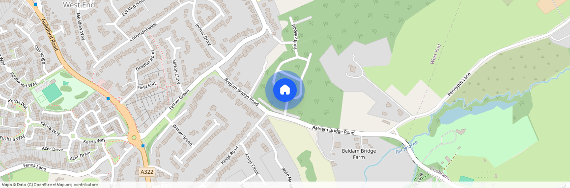 Beldam Bridge Gardens, Woking GU24