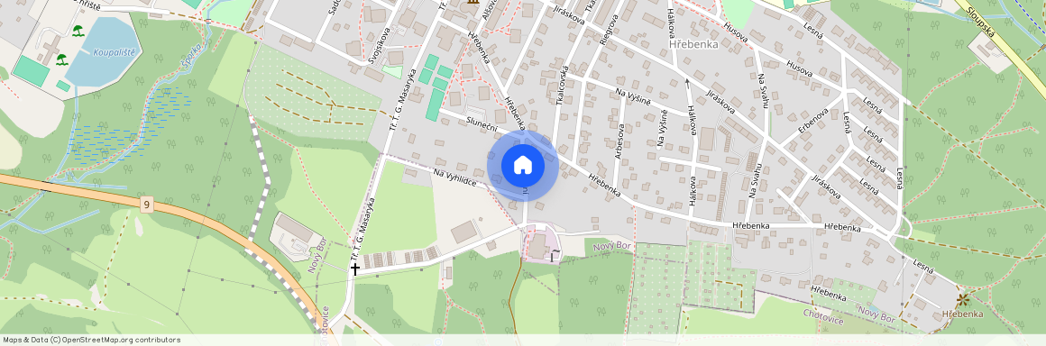 Sluneční, Nový Bor