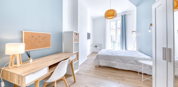 ANGLETERRE Colocation 5 chambres à Nice - Photo 2