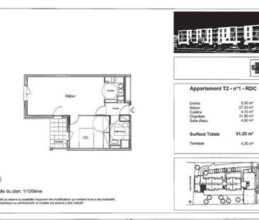 Location Appartement 2 pièces 51m² MERIGNAC 33700 - Photo 2