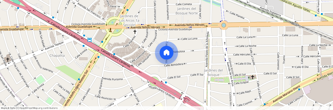 Av. de Las Rosas, 1297 Condominio Margot Int. 1506, Jardines Del Bosque, Guadalajara, Jalisco, 44520, México