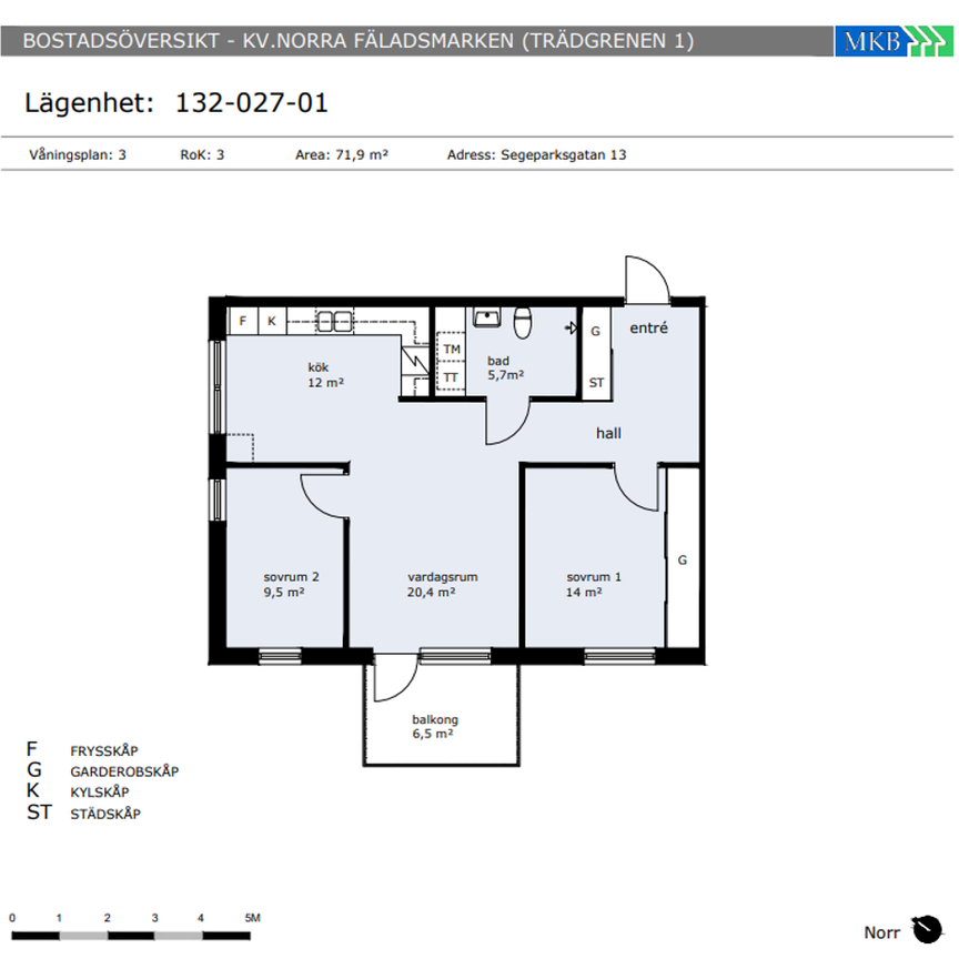 Segeparksgatan 13, Segevång - Photo 1