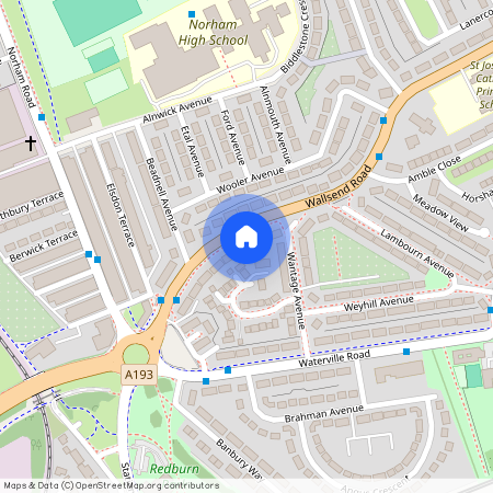 2 bed lower flat to rent in NE29