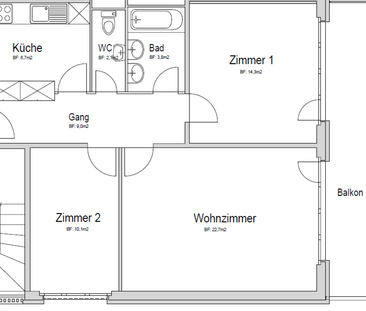 Charmante 3.0-Zimmer-Wohnung in Flawil zu vermieten - Photo 2