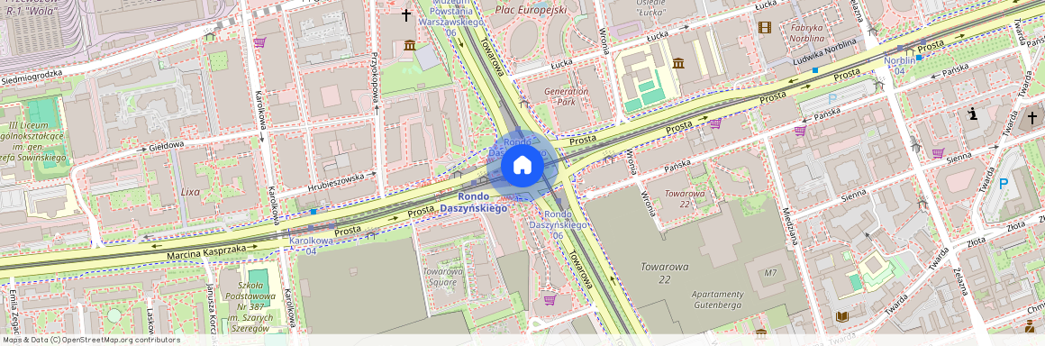 ul. Towarowa, Czyste, Wola, Warszawa, mazowieckie