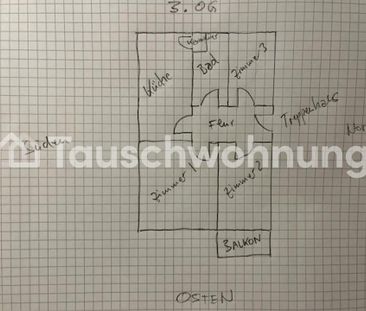 TAUSCHWOHNUNG Helle 3 Zimmer Wohnung in Rixdorf mit Balkon - Foto 1