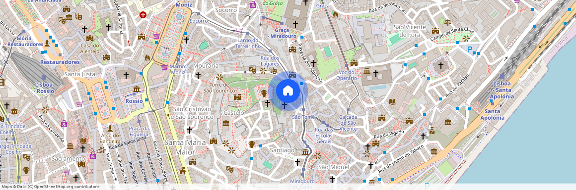 Beco dos Fróis, 4 1100-455 Lisboa, São Vicente, Lisboa