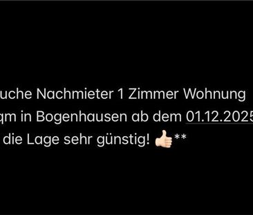 Nachmieter gesucht 1-Zimmer Wohnung ab 01.12.2025 - Photo 1