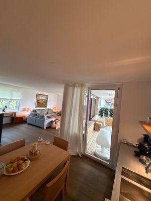 Möblierte 2.5-Zimmer-Wohnung mit Aussicht auf Zürichsee im Kreis 7 - Foto 1