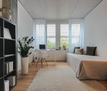 Moderne 3.5-Zimmer-Wohnung mit Weitblick - Photo 5