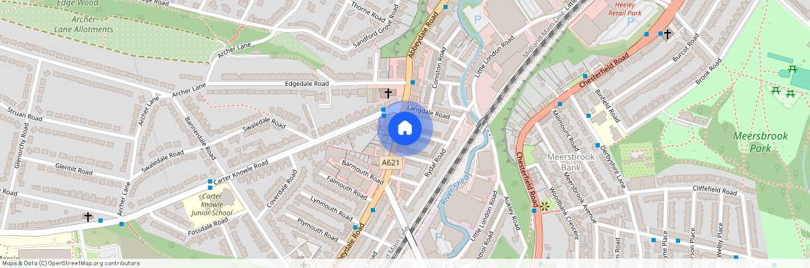 Flat above 745 Abbeydale Road Sheffield S7 2BG