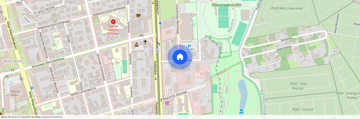 ul. Bielawska, Wierzbno, Mokotów, Warszawa, mazowieckie