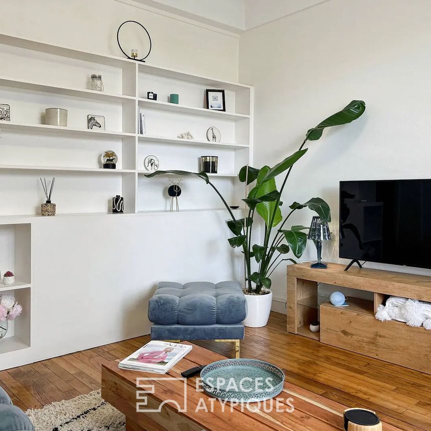 Rennes – Cœur de ville Élégant T3 meublé avec balcon et vue dégagée - Photo 1