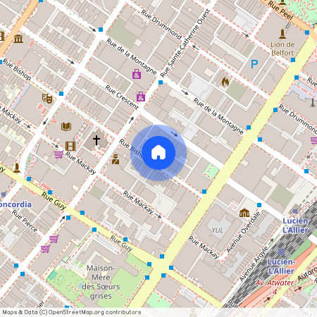 1235 Rue Bishop, app.610, H3G 0A6, Montréal