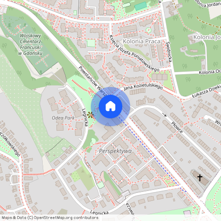 Powstańców Warszawy, Siedlce, Gdańsk, pomorskie