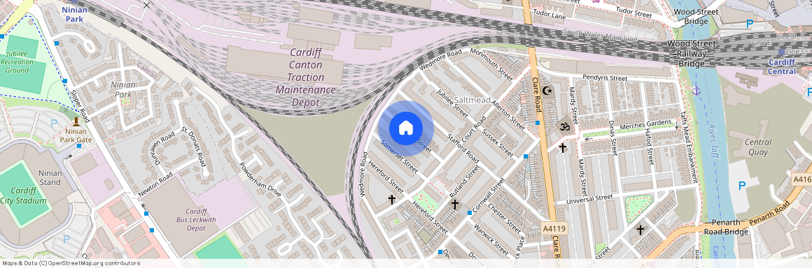 CF11 6TJ Grangetown, Wales, Cardiff