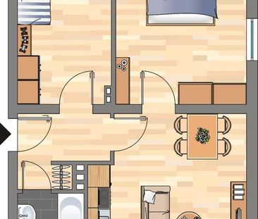 Gemütliche Etagenwohnung in Montabaur - Foto 1