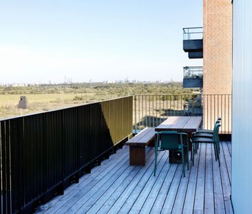 2 vær bolig i UN17 Lunden - et bofællesskab for dig over 40 år - Penthouse med åben stue og køkken-alrum - Photo 1