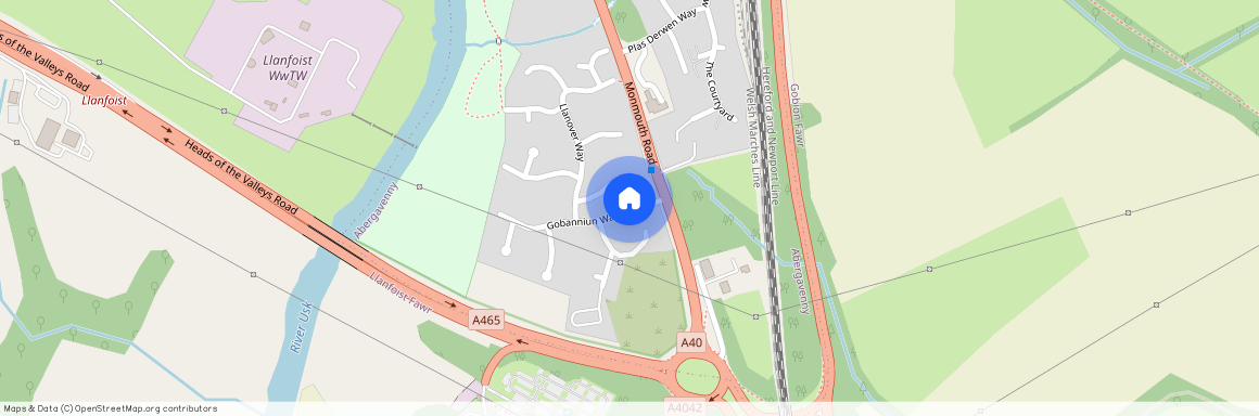 Gobannium Way, Ysbytty Fields, NP7