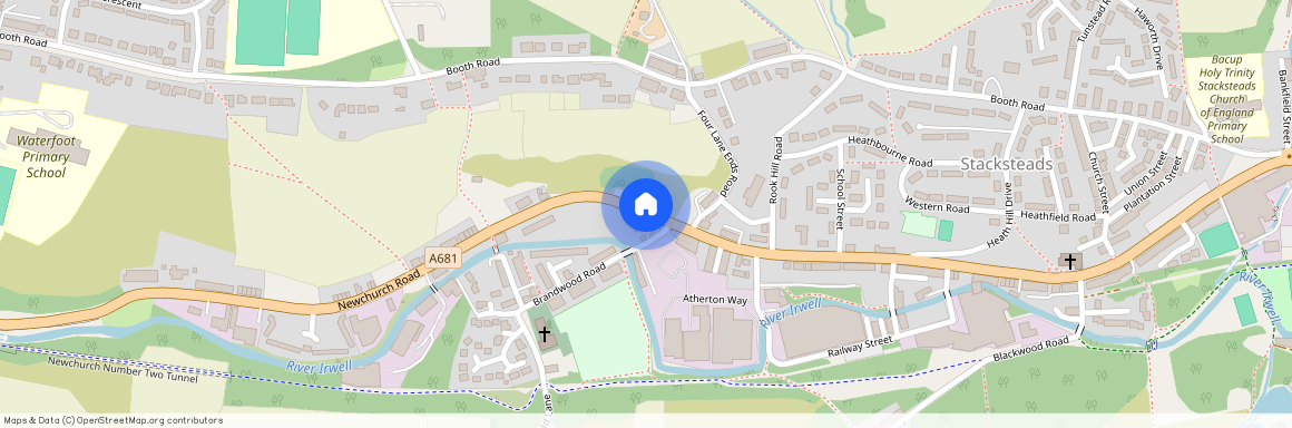 NEWCHURCH ROAD, Stackstead, Bacup OL13 0NB