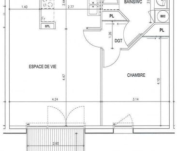 Appartement 2 pièces - - Photo 6