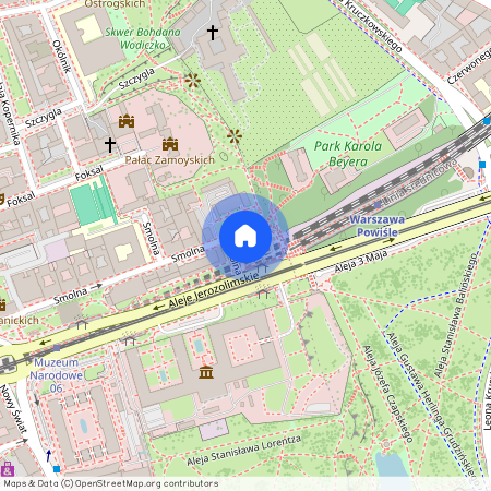 Warszawa, Śródmieście, Powiśle, Smolna