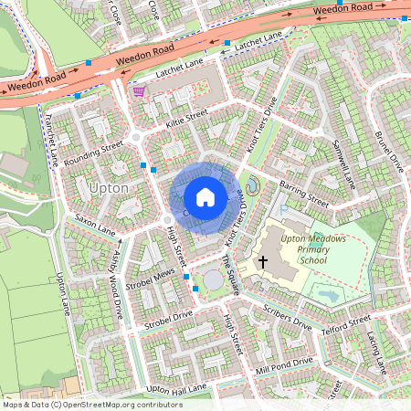 Clover Street, Upton, Northampton, Northamptonshire, NN5