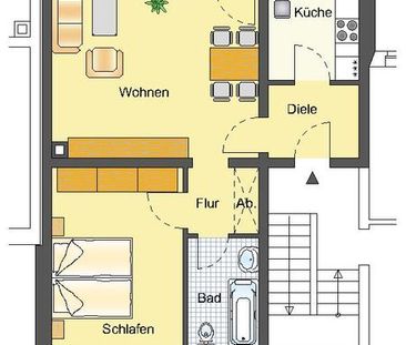 Gemütliche 2 Zimmer Wohnung mit Balkon - Photo 1