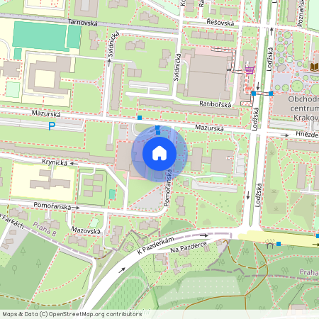 Pomořanská 486/7, Praha