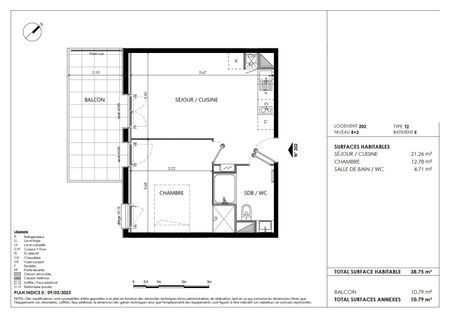 Location Appartement 2 pièces 38m² TOULOUSE 31400 - Photo 4