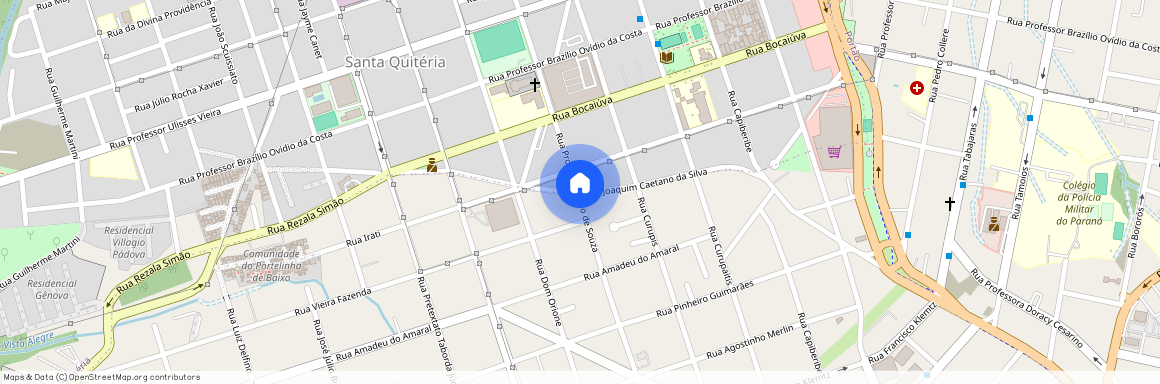 Rua Joaquim Caetano Da Silva, Santa Quitéria, PR, Curitiba