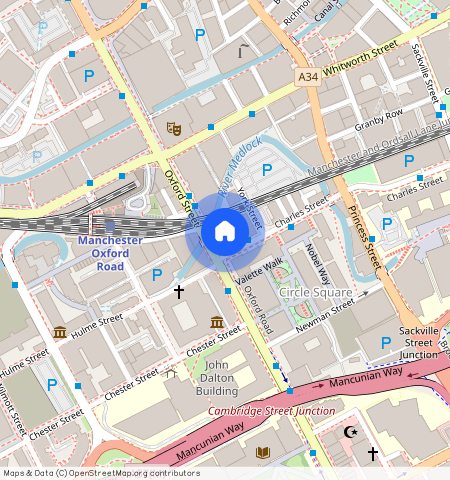 Greater Manchester, M1, Oxford Road, Manchester