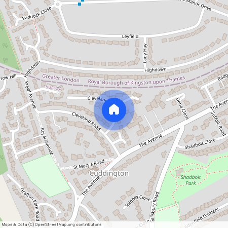 Cleveland Gardens, Worcester, KT4