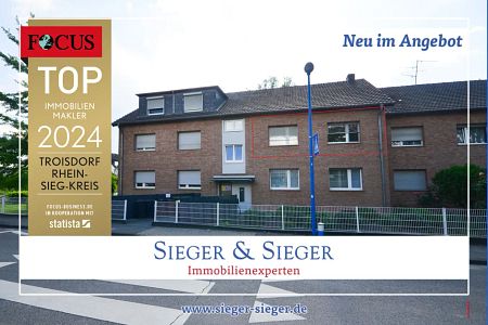 Zur Miete: TOP sanierte und geräumige 3-Zimmer-Wohnung mit PKW-Stellplatz in Troisdorf-Bergheim! - Photo 3