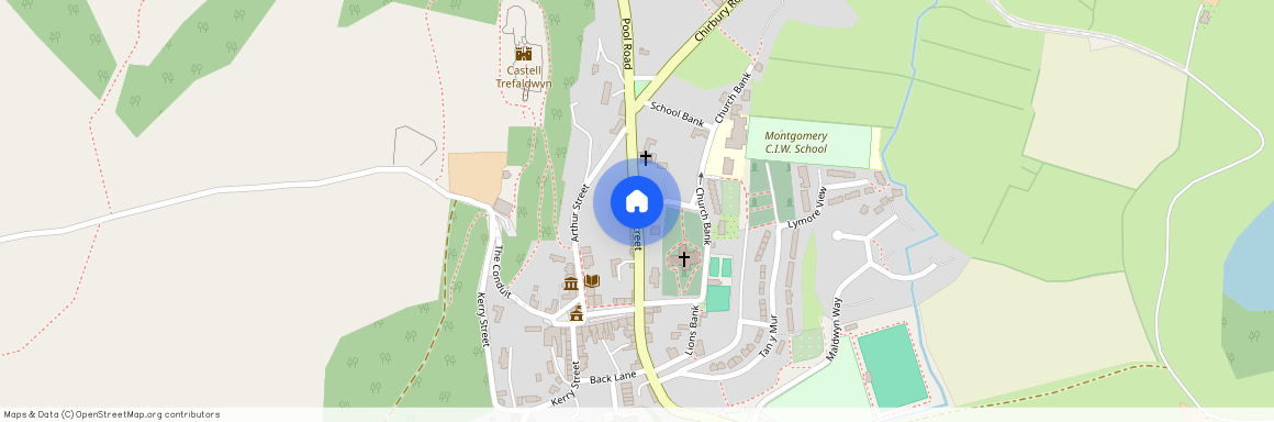 Victoria Buildings, Princes Street, Montgomery, Powys, SY15