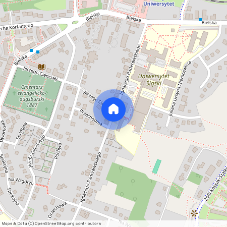 ul. Ignacego Paderewskiego, Cieszyn, cieszyński, śląskie