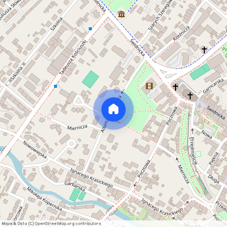 ul. Adama Mickiewicza, Dzierżoniów, dzierżoniowski, dolnośląskie