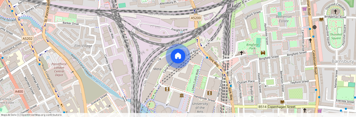 Canal Reach, Kings Cross, London, N1C