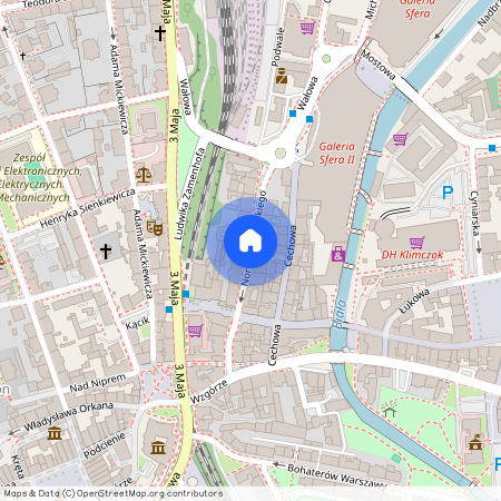 ul. Norberta Barlickiego, Śródmieście Bielsko, Bielsko-Biała, śląskie